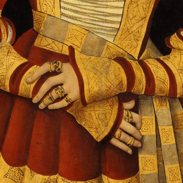 Rare Georgian Repousse Rococo Garnet Ring