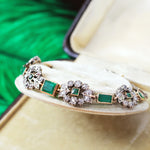 Antique Emerald & Diamond Bracelet