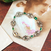 Oh Perennial Beauty! Antique Emerald & Diamond Bracelet