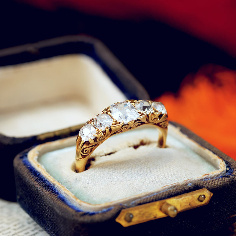 Antique Five Stone Diamond Ring