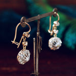 Mesmeric Antique Diamond Starburst Earrings