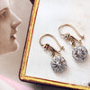 Mesmeric Antique Diamond Starburst Earrings