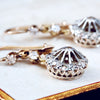 Antique Diamond Starburst Earrings