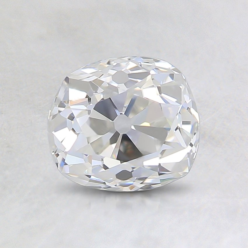 Vintage Old Mine Cut Diamond Trilogy Engagement Ring