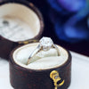 One Carat Diamond Platinum Solitaire Ring