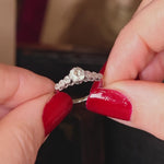 Unique Beauty! Vintage Diamond Engagement Ring
