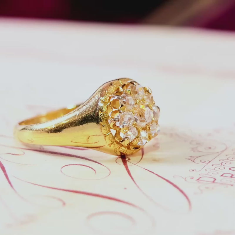 Mid Victorian Diamond Engagement Ring