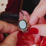 Vintage Art Deco Belais Opal Ring