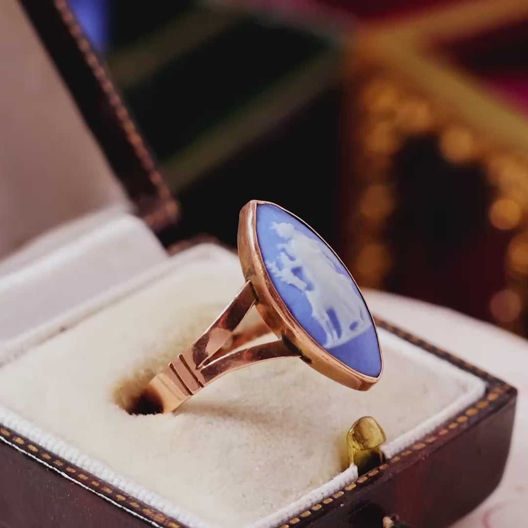 Vintage Wedgewood Goddess Artemis Ring