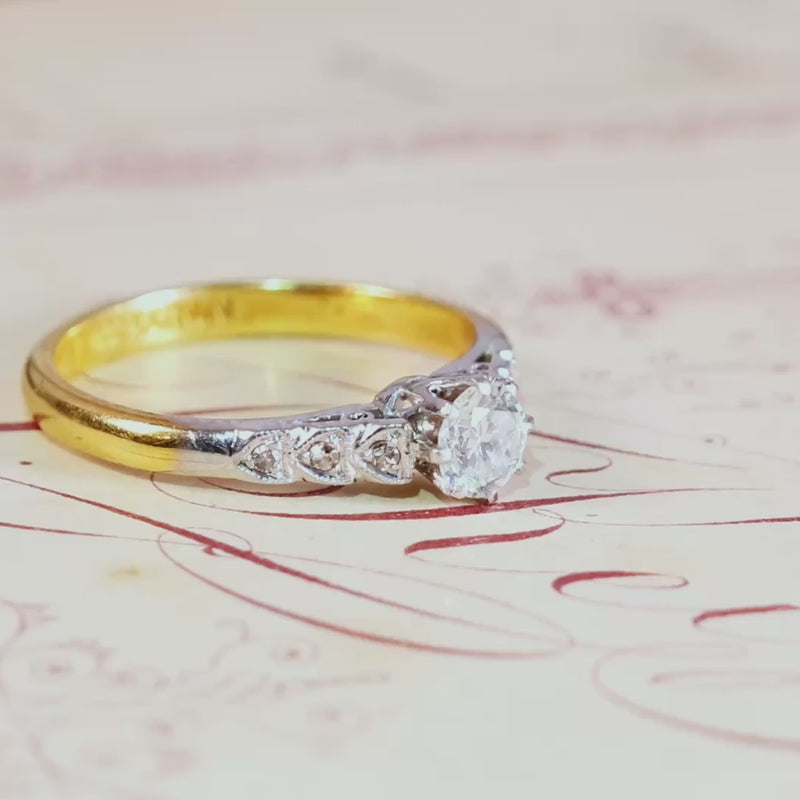 Vintage Diamond Engagement Ring