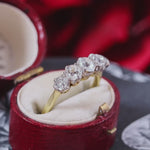 Vintage 2.60ct Vintage Five Stone Diamond Ring
