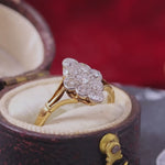 Exquisitely Vintage Art Deco Diamond Cluster Ring