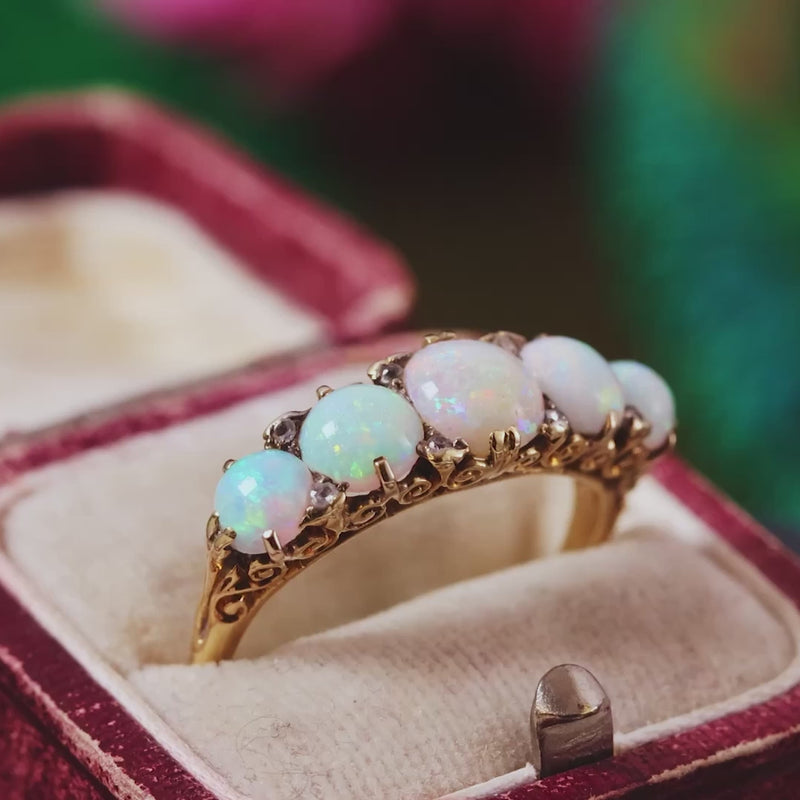 8.90ct Solid White Opal Ring | First State Auctions Singapore