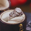 So Decadent!! Vintage Art Deco Diamond Engagement Ring