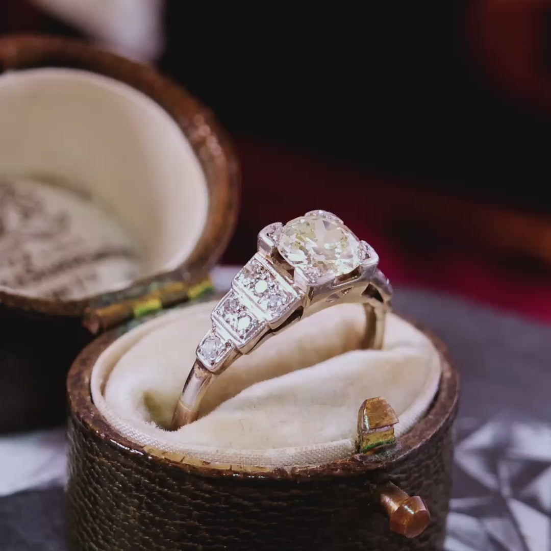 Vintage Art Deco Diamond Engagement Ring