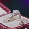 1ct Old Cut Diamond Platinum Engagement Ring