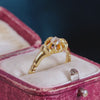 Antique Gothic Styled Date 1899 Hand Cut Diamond Ring