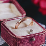 Date 1931 9ct Rose Gold Wedding Band