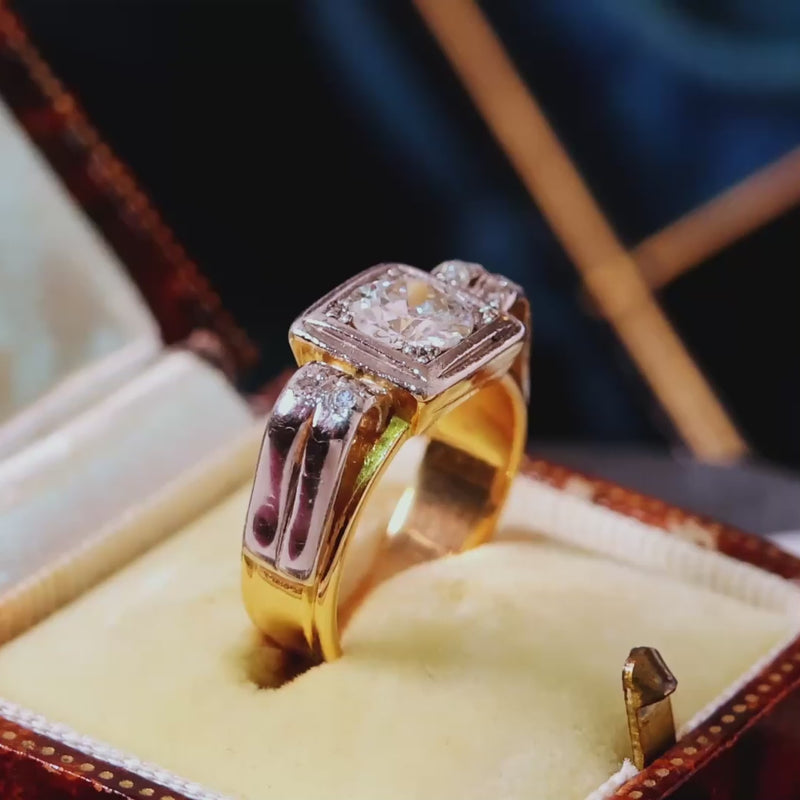 Vintage 1940's Art Deco Diamond Ring