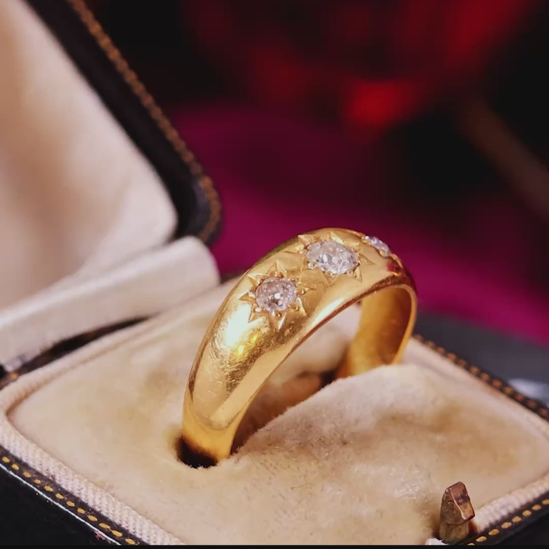 Date 1907 Starry Gypsy Set Diamond Band Ring