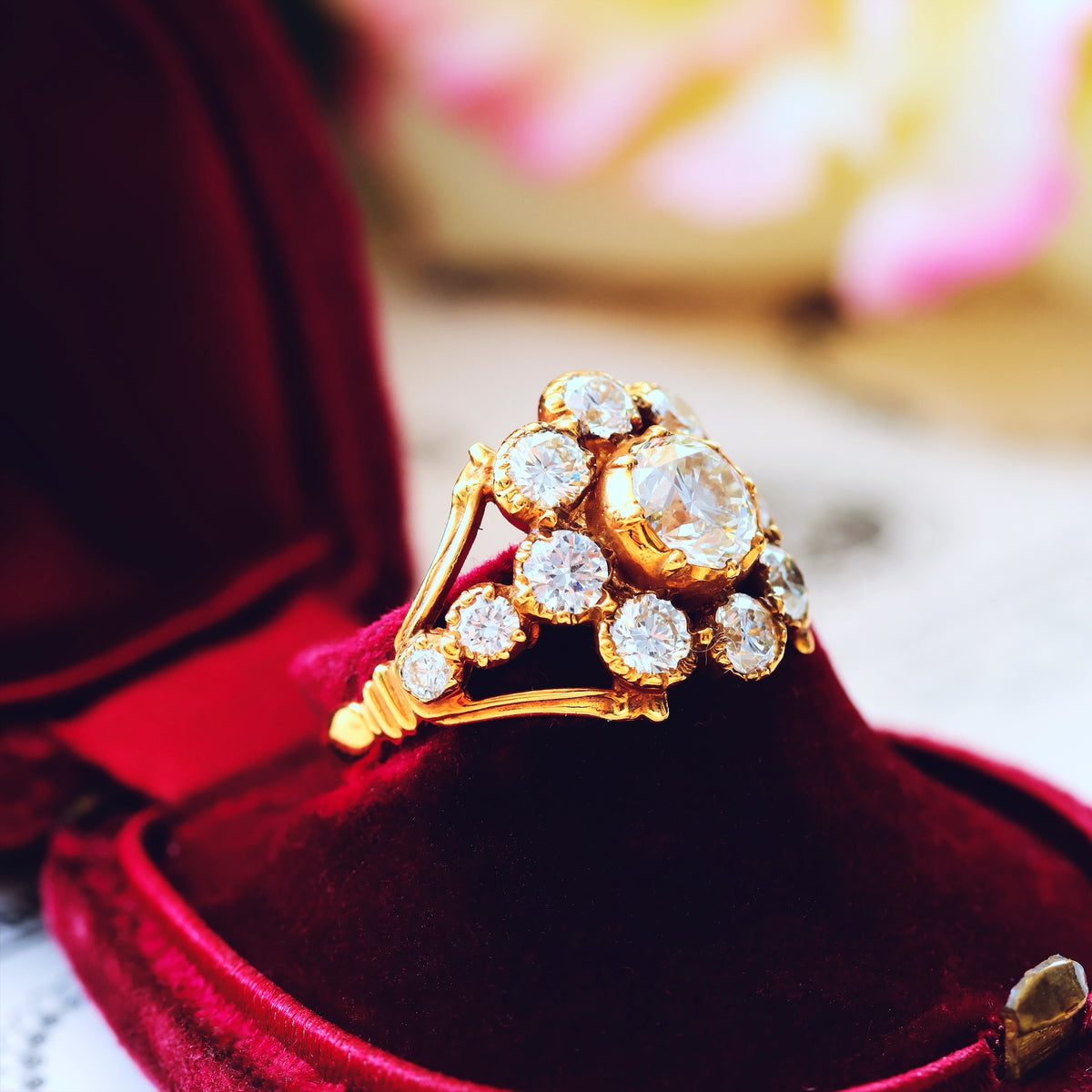 Prized Rare Antique Georgian Diamond Ring