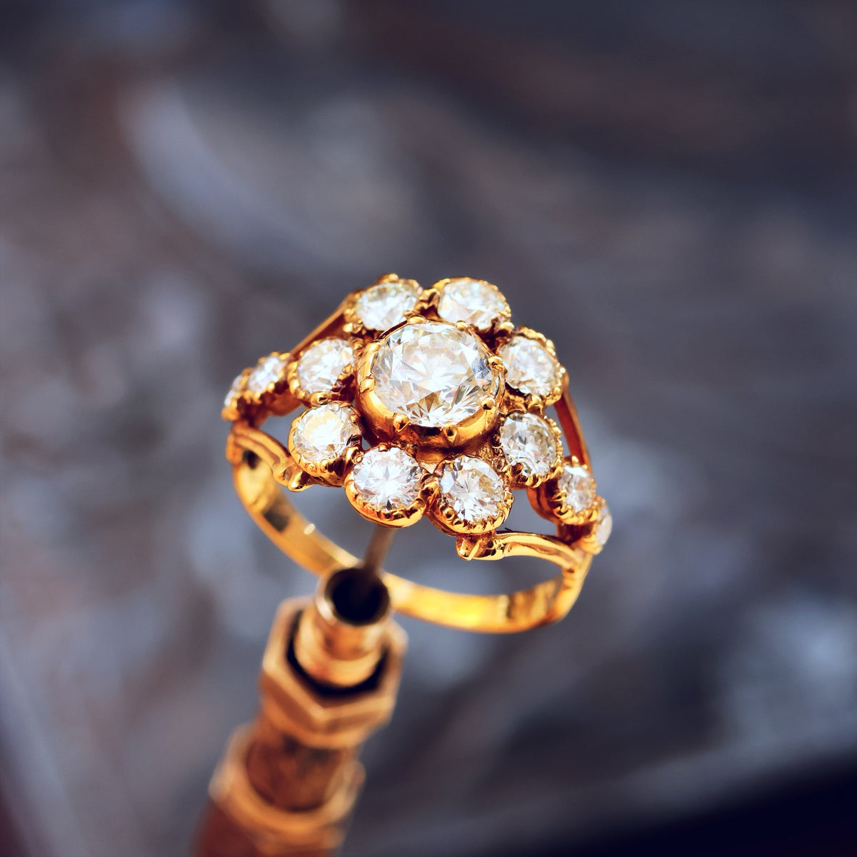 Prized Rare Antique Georgian Diamond Ring