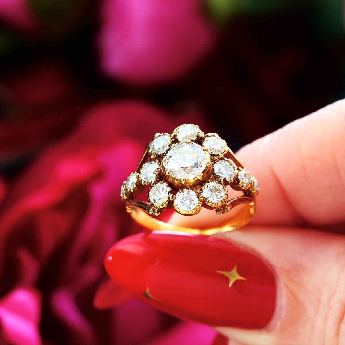 Prized Rare Antique Georgian Diamond Ring