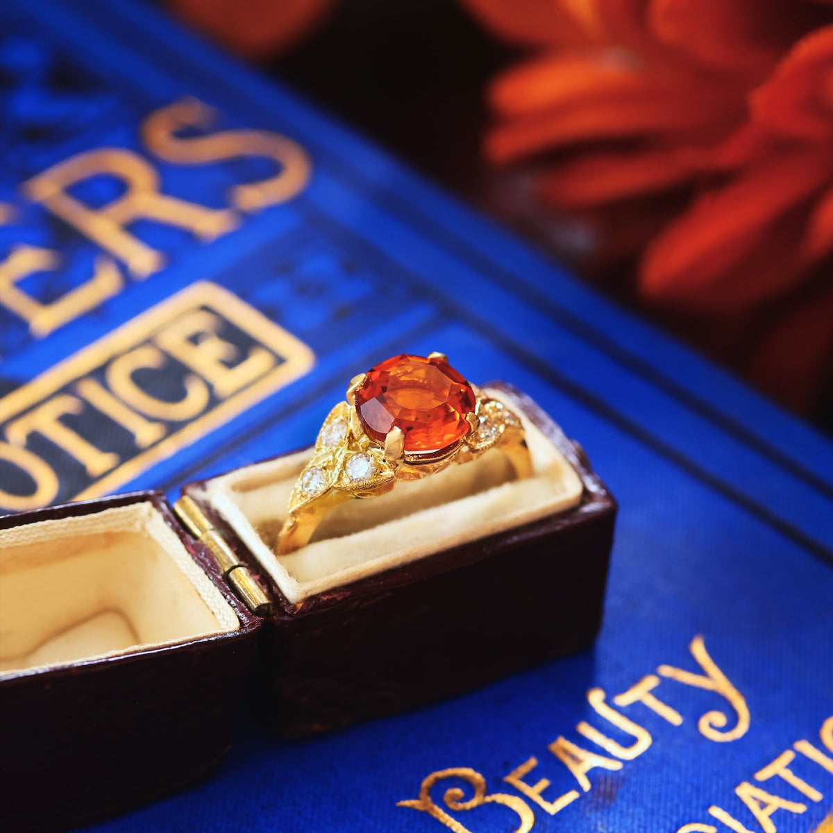Ravishing! Recycled Citrine & Diamond Dress Ring