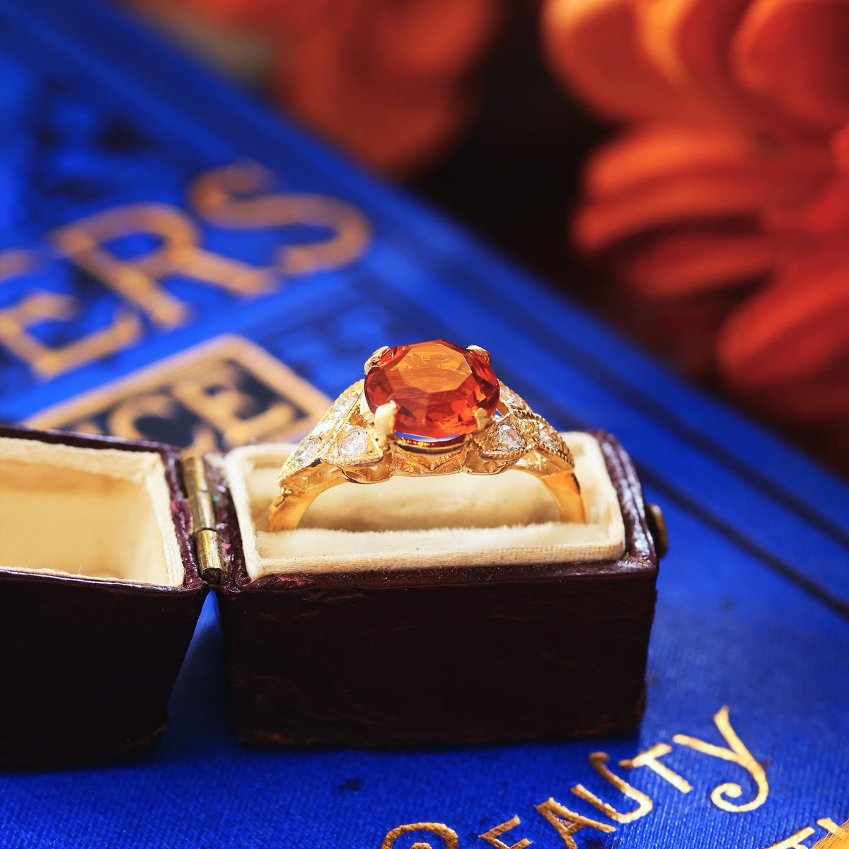 Ravishing! Recycled Citrine & Diamond Dress Ring