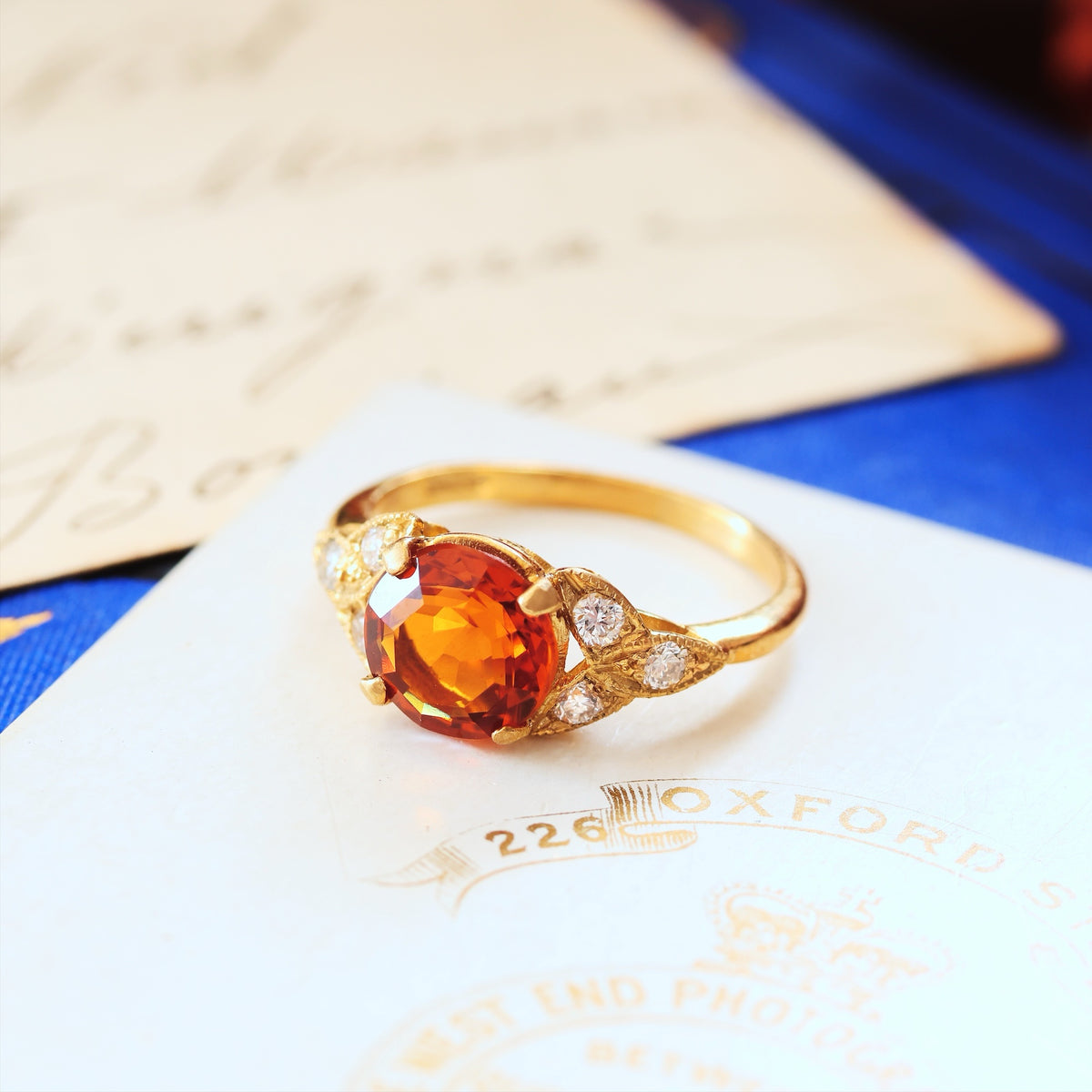 Ravishing! Recycled Citrine & Diamond Dress Ring