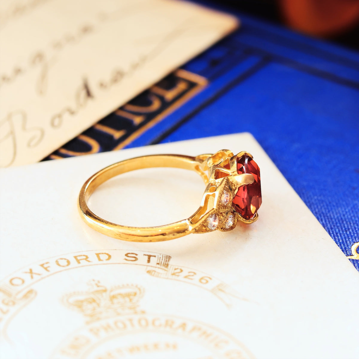 Ravishing! Recycled Citrine & Diamond Dress Ring