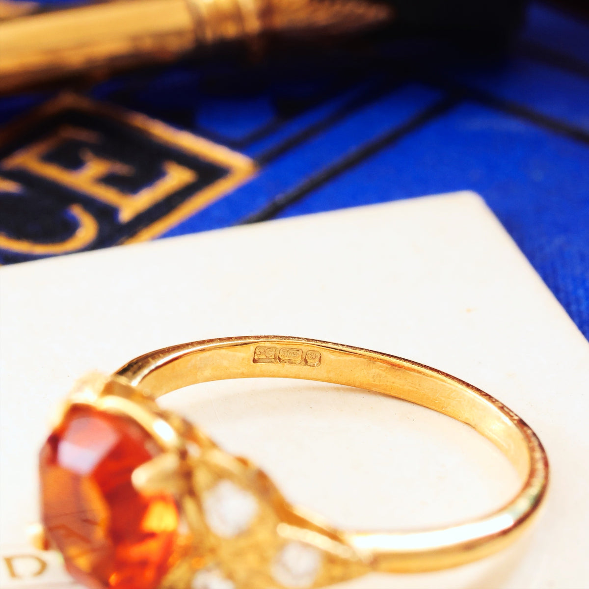 Ravishing! Recycled Citrine & Diamond Dress Ring