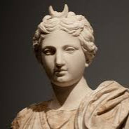 Antique Shell Cameo of Goddess Selene