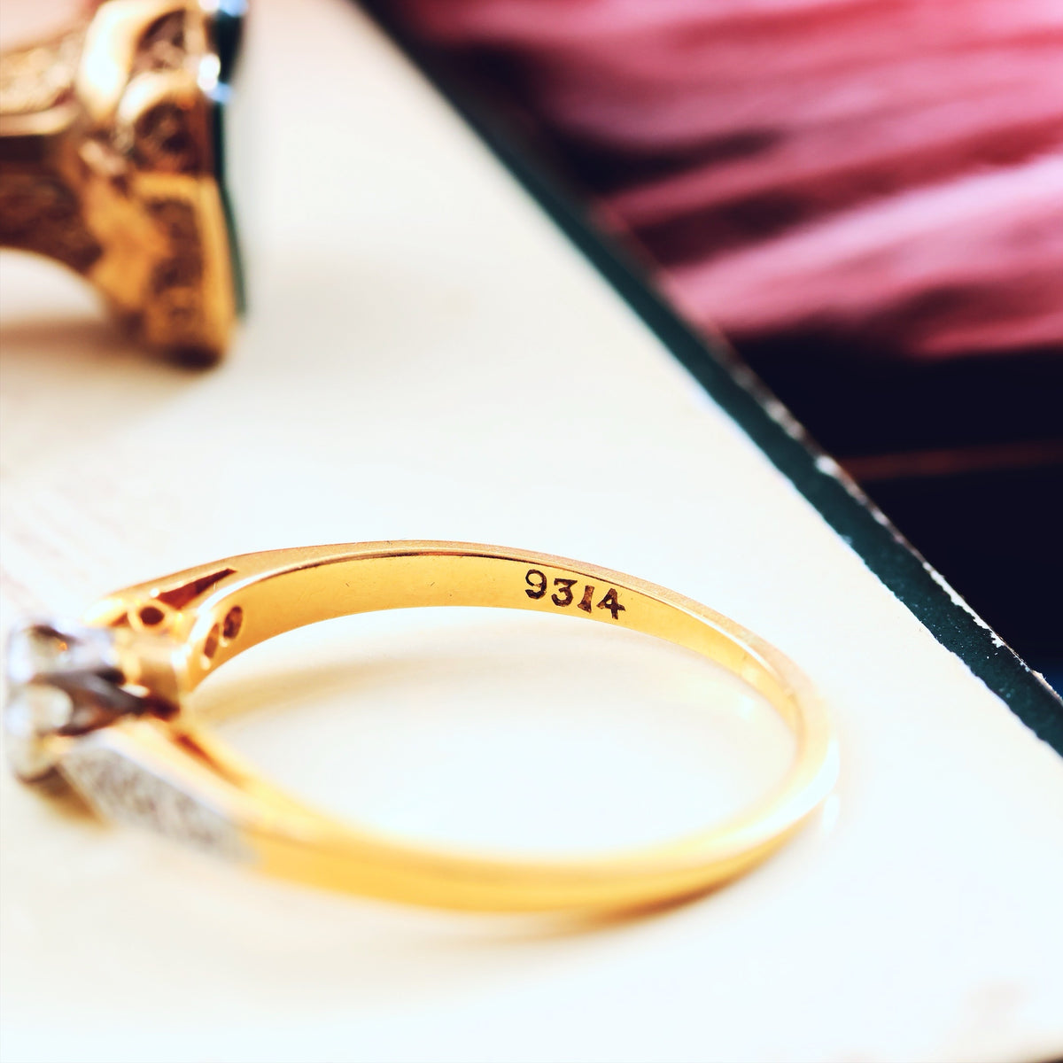 Classic Vintage 0.40ct Diamond Engagement Ring