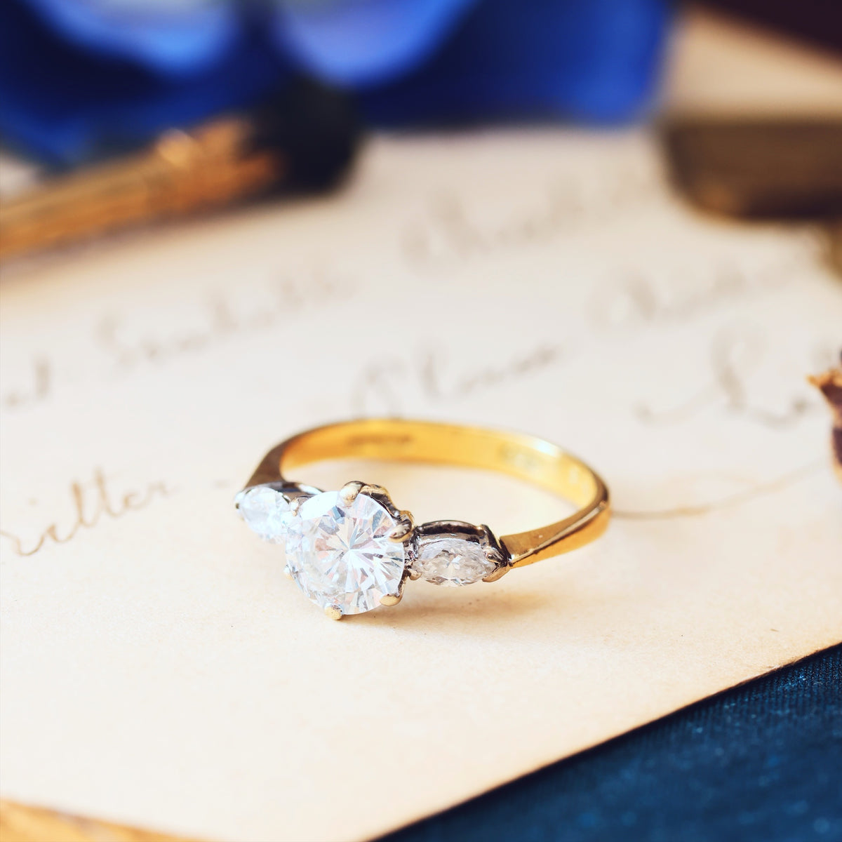 Sensational Vintage 0.90ct Diamond Engagement Ring