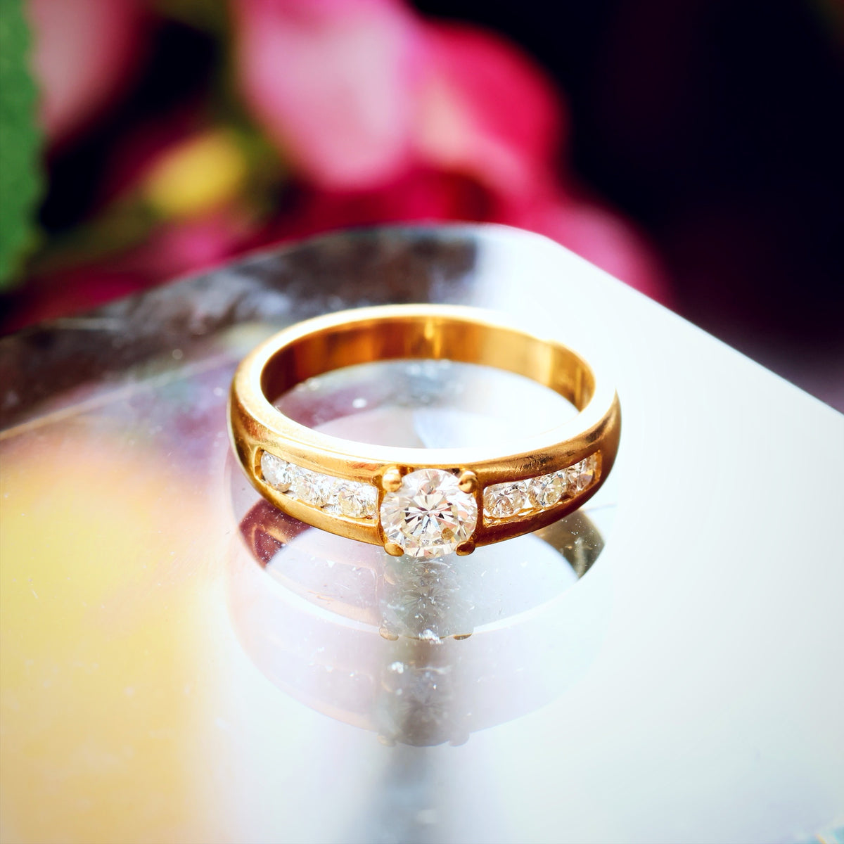 Vintage 18ct Diamond Engagement Ring