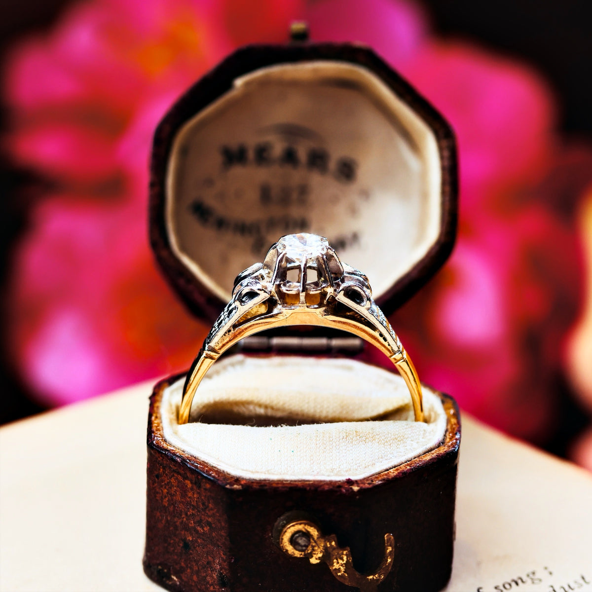 All Original Vintage 1950's Diamond Engagement Ring