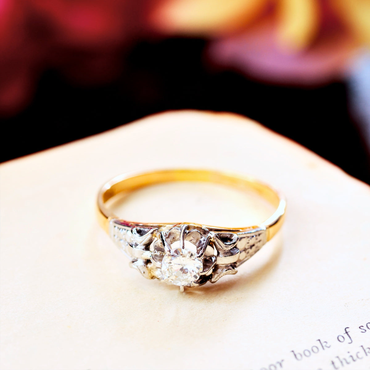 Vintage 1950's Diamond Engagement Ring