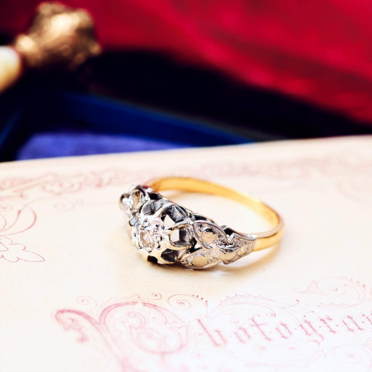 Vintage 1950's Diamond Engagement Ring