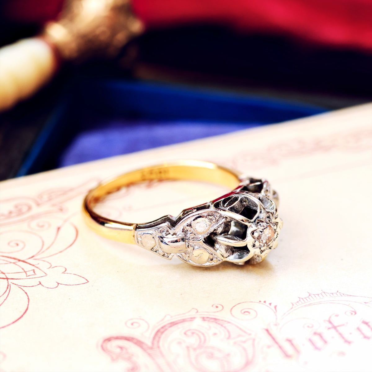 Vintage 1950's Diamond Engagement Ring