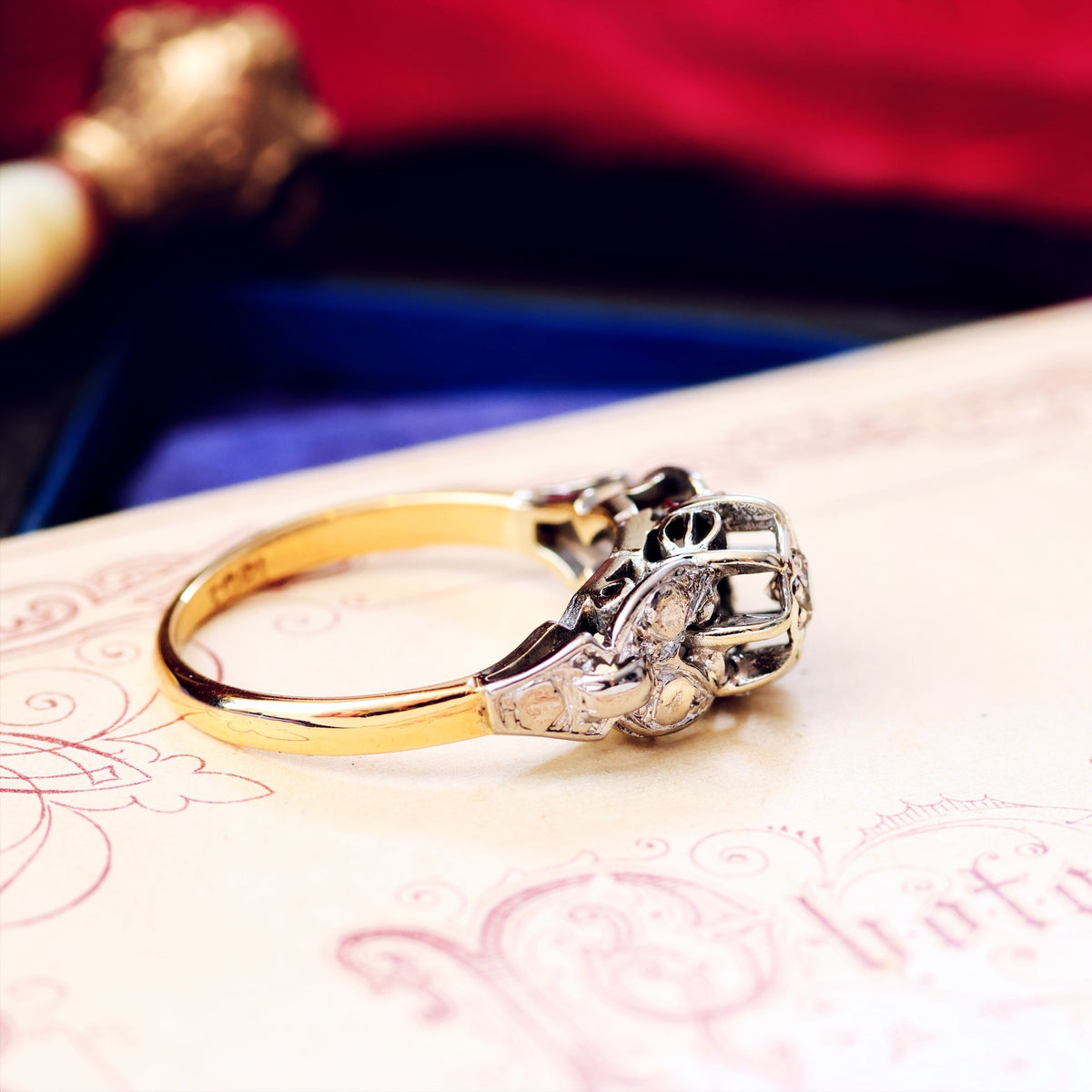 Vintage 1950's Diamond Engagement Ring