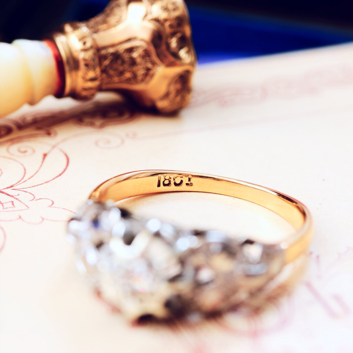 Vintage 1950's Diamond Engagement Ring