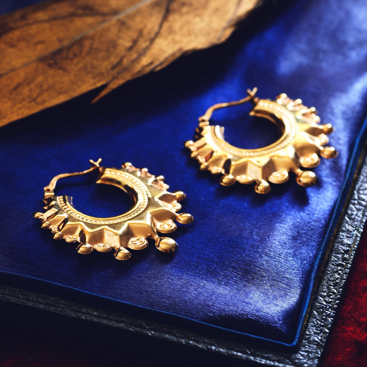 Vintage 9ct Gold Creole Earrings