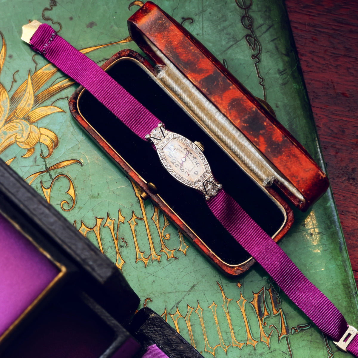Quite Fabulous Vintage Art Deco Diamond Cocktail Watch