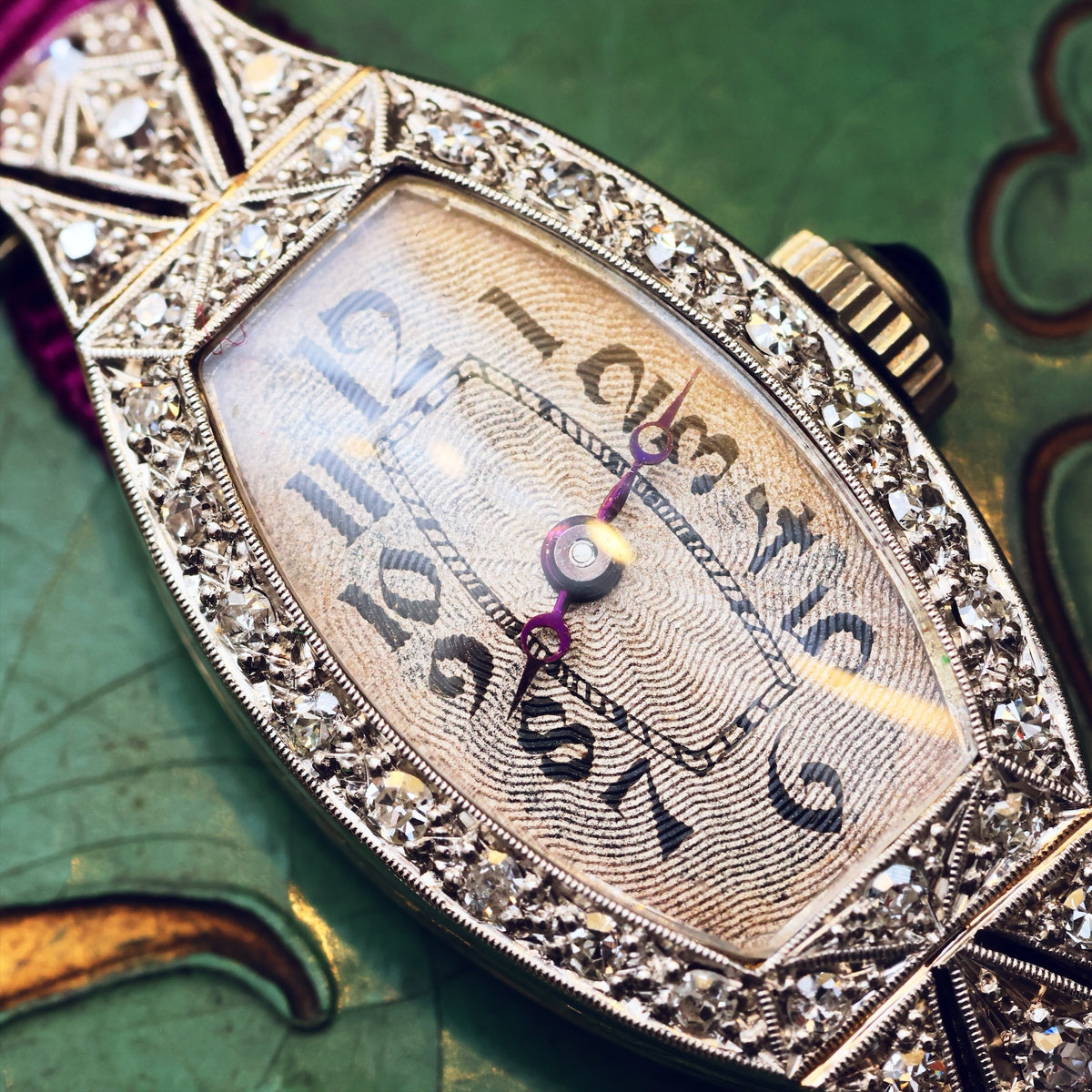 Quite Fabulous Vintage Art Deco Diamond Cocktail Watch