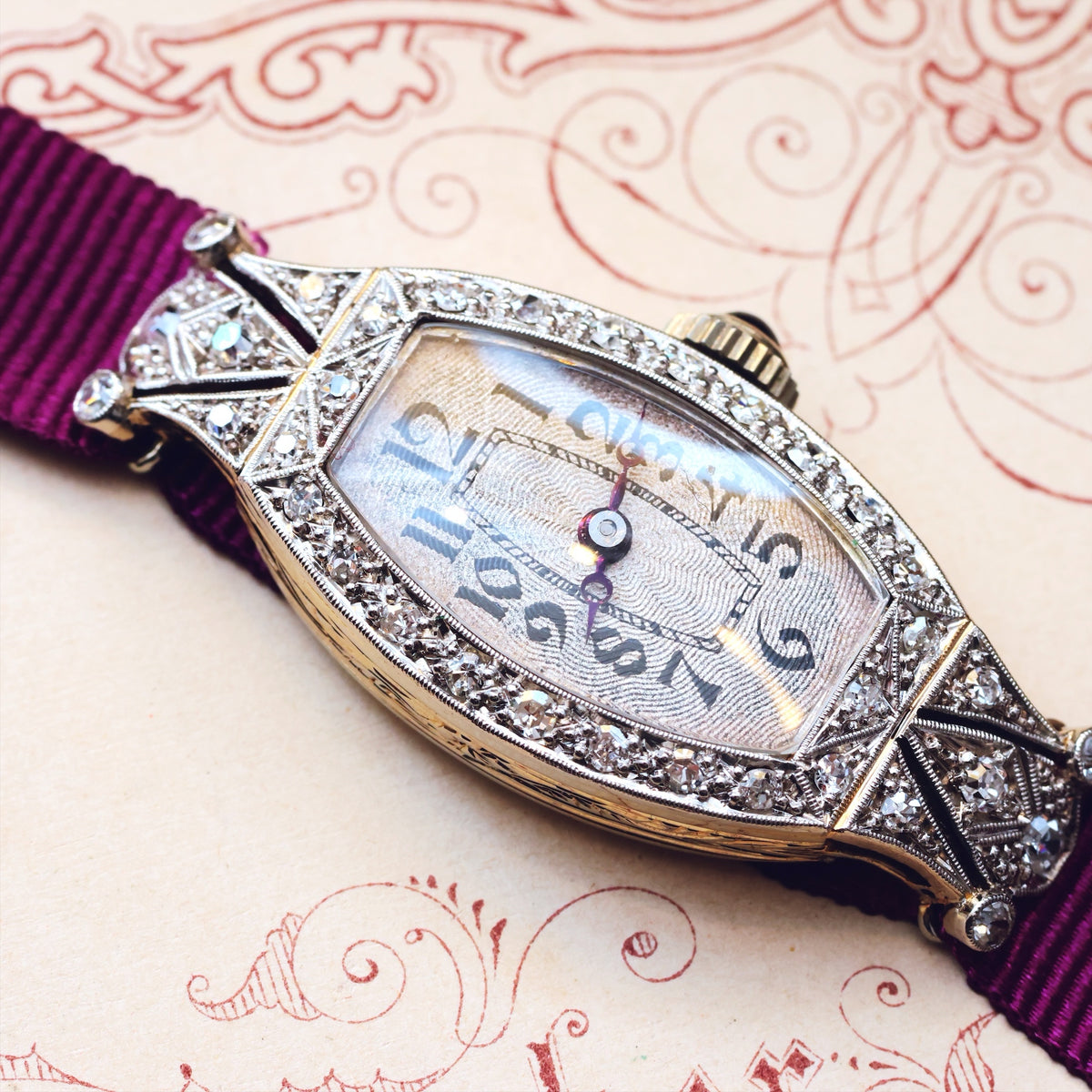 Quite Fabulous Vintage Art Deco Diamond Cocktail Watch