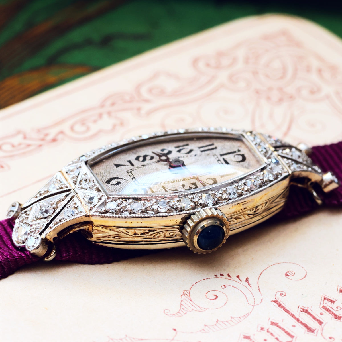 Quite Fabulous Vintage Art Deco Diamond Cocktail Watch