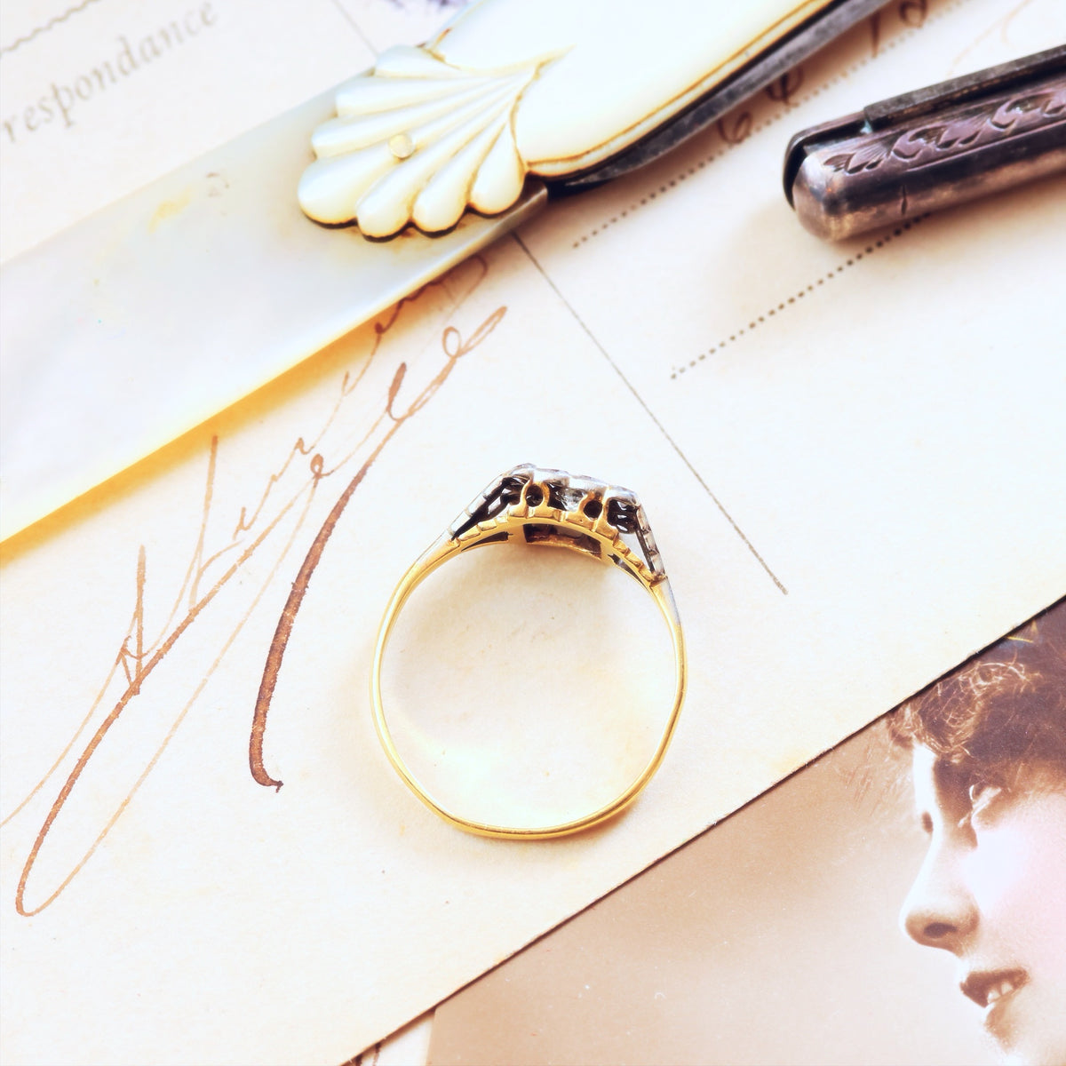 Vintage Art Deco Diamond Engagement Ring