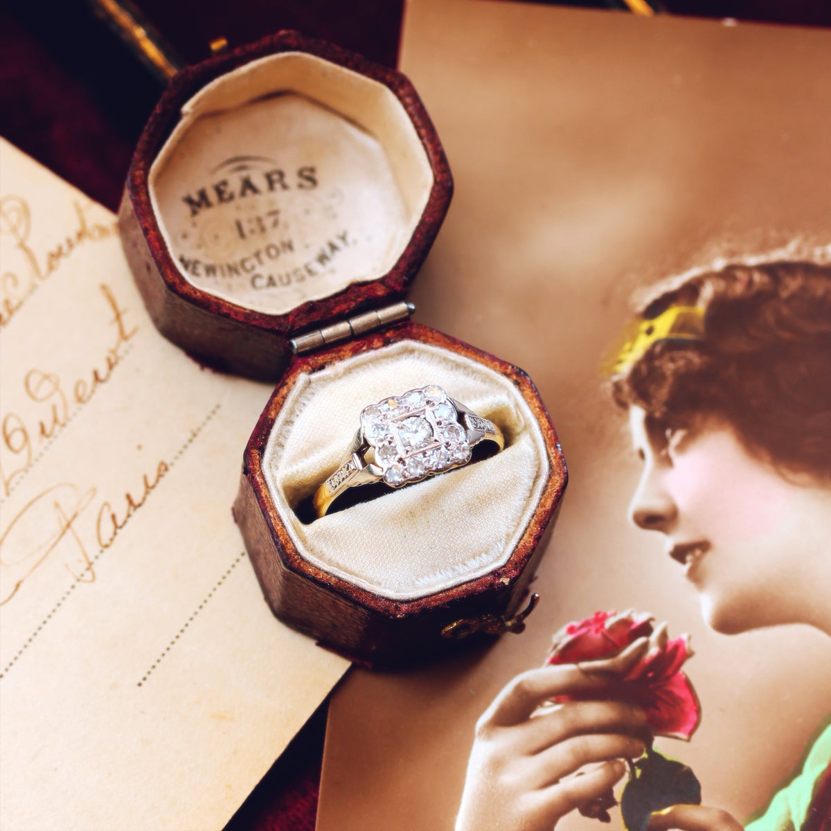 Vintage Art Deco Diamond Engagement Ring