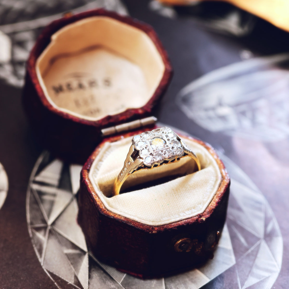 Vintage Art Deco Diamond Engagement Ring
